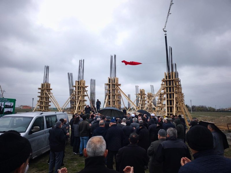 Konya İl Müftüsü Prof. Dr. Ali Öge, Hacıveyiszade Mustafa Efendi Camii Temel Atma Törenine Katıldı - Görsel 4