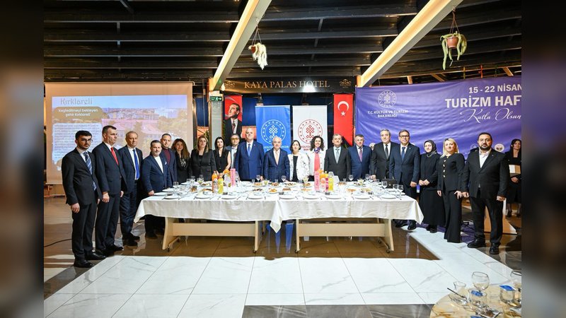 Vali Turan, Turizm Haftası Resepsiyonuna Katıldı: Kırklareli'nin Turizm Potansiyeli Vurgulandı