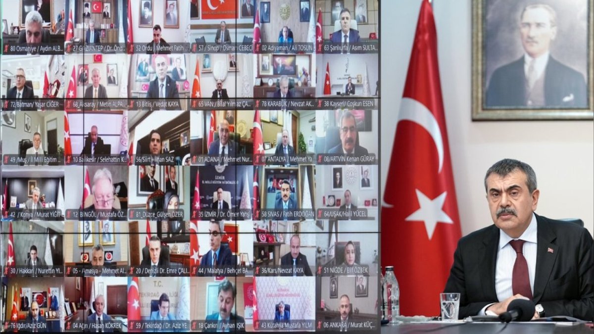 Bakan Tekin'den 81 İl Milli Eğitim Müdürüyle Kritik Toplantı: Güvenlik ve Dayanışma Vurgusu