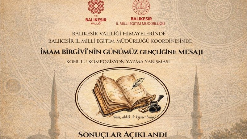 Balıkesir'de İmam Birgivi'nin Mirası Gençlerin Kaleminde Hayat Buldu