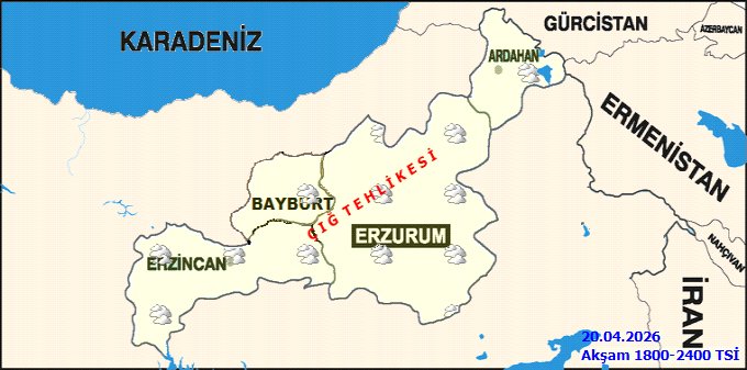 Bayburt'ta Karla Karışık Yağmur Bekleniyor: Çığ Tehlikesine Dikkat! - Görsel 2