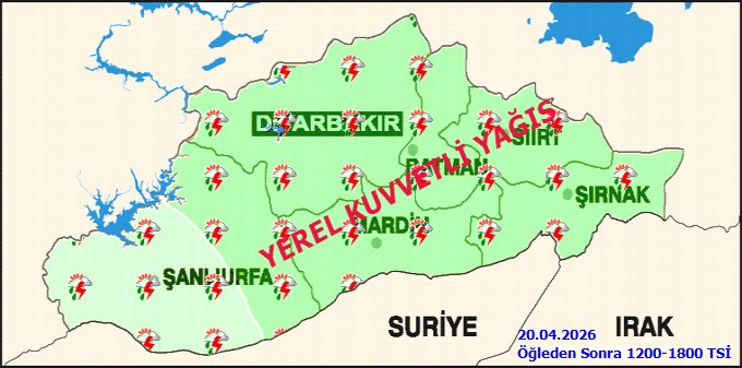 Diyarbakır'da Kuvvetli Yağış ve Fırtına Uyarısı: Sel, Su Baskını ve Yıldırım Tehlikesi - Görsel 2
