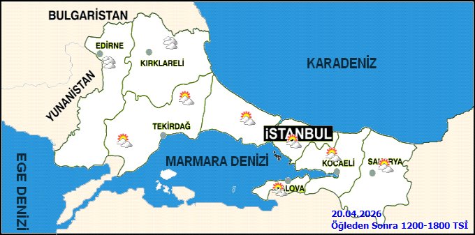 Edirne'de 20 Nisan Pazartesi Hava Durumu: Çok Bulutlu, Sıcaklık 8-24 Derece - Görsel 2