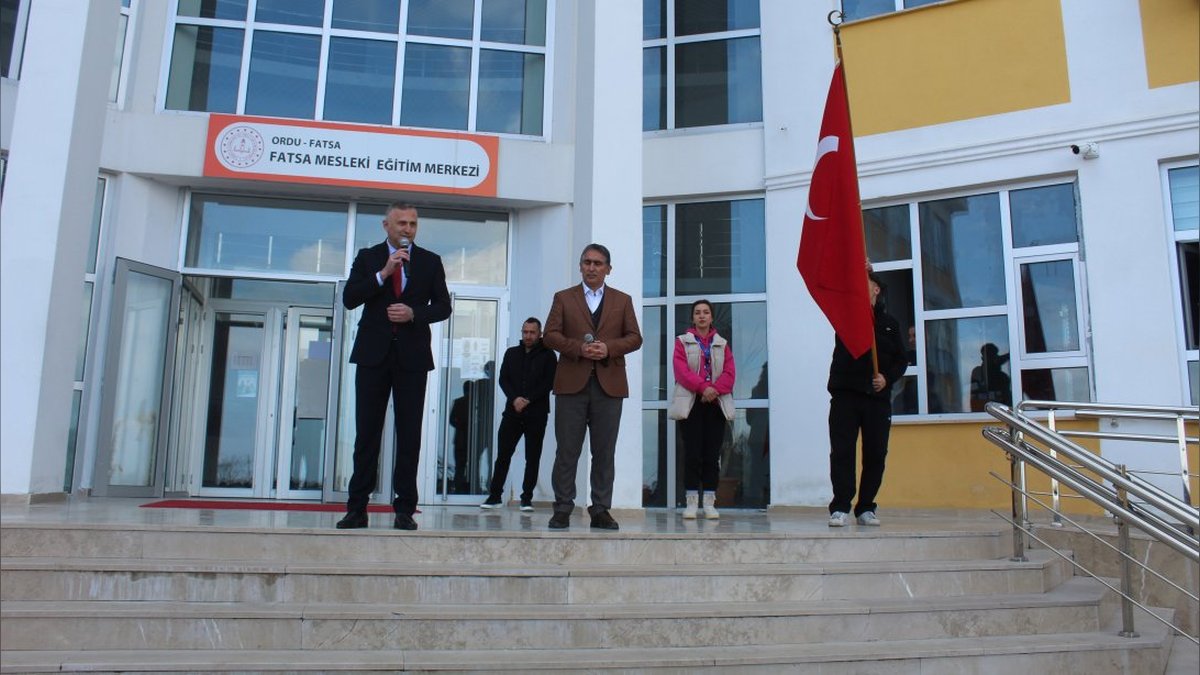 Fatsa İlçe Milli Eğitim Müdürü Suat Evin, Mesleki Eğitim Merkezi'nde Öğrencilerle Buluştu