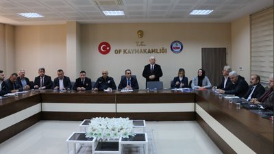 Of'ta Güvenli Okul, Güvenli Eğitim İçin Okul Müdürleri Toplandı