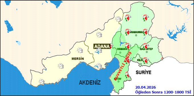 Osmaniye'de Kuvvetli Gök Gürültülü Sağanak Yağış Uyarısı: Sel ve Su Baskınlarına Dikkat! - Görsel 4