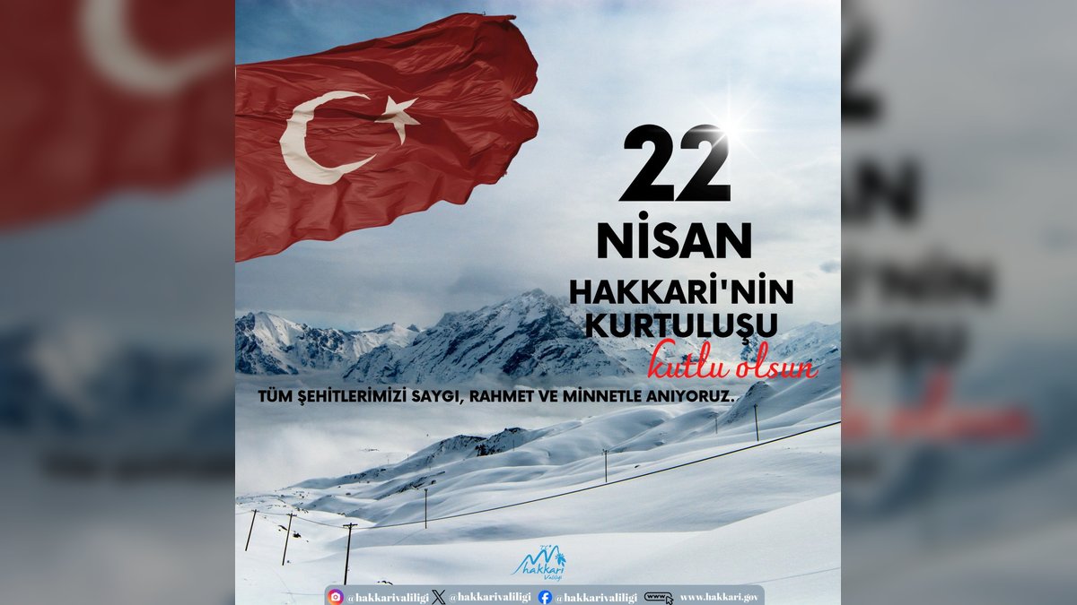 Hakkari'nin Kurtuluşunun 108. Yıl Dönümü Kutlandı