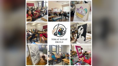 Tokat Sanat Okulu Kursları Öğrencilere İlham Veriyor