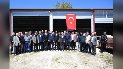 Vali Uğur Turan, Kurudere Köyü'nde Yağmur ve Şükür Duası Programına Katıldı