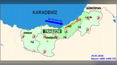 Artvin'de Kuvvetli Yağış ve Sel Tehlikesi: 2500 Metre Üzeri Karlı Karışık Yağmur Bekleniyor