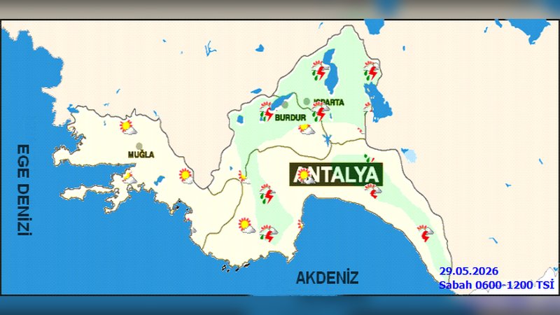 Burdur'da Hava Durumu: Sağanak Yağış ve Sıcaklık Artışı Bekleniyor