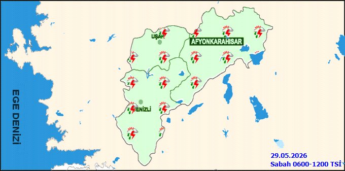 Denizli'de Hava Durumu: 5 Günlük Tahmin ve Sağanak Yağış Uyarısı - Görsel 4