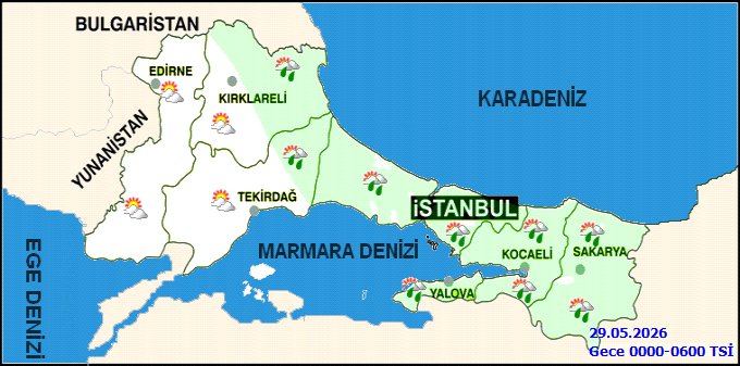 Edirne'de Hava Durumu: Parçalı Bulutlu ve Sağanak Yağış Bekleniyor - Görsel 4