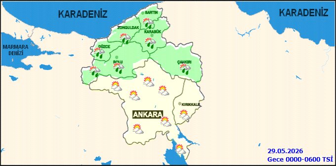 Karabük'te Hafta Sonu ve Pazartesi Gök Gürültülü Sağanak Yağış Bekleniyor - Görsel 4