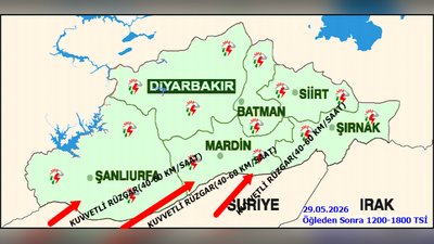 Mardin'de Gök Gürültülü Sağanak Yağış Bekleniyor: 5 Günlük Hava Durumu Tahmini