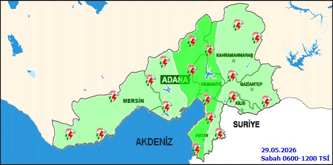 Mersin'de Gök Gürültülü Sağanak Yağış Bekleniyor: 5 Günlük Hava Tahmini ve Uyarılar - Görsel 3