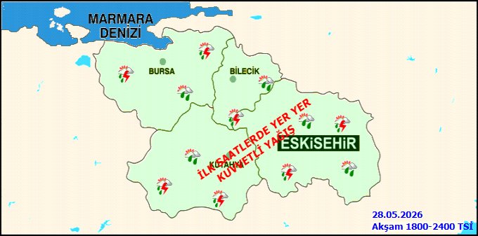 MGM Bilecik Hava Durumu: Sağanak Yağış ve Sıcaklık Düşüşü Bekleniyor - Görsel 2