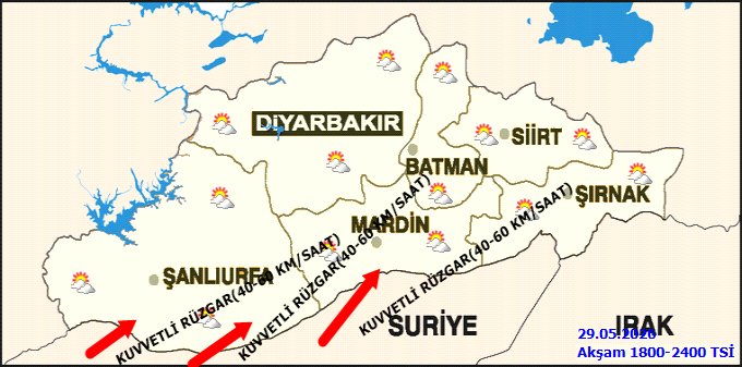 Şanlıurfa'da 29 Mayıs Cuma Günü Hava Durumu: Gök Gürültülü Sağanak Yağış Bekleniyor - Görsel 2