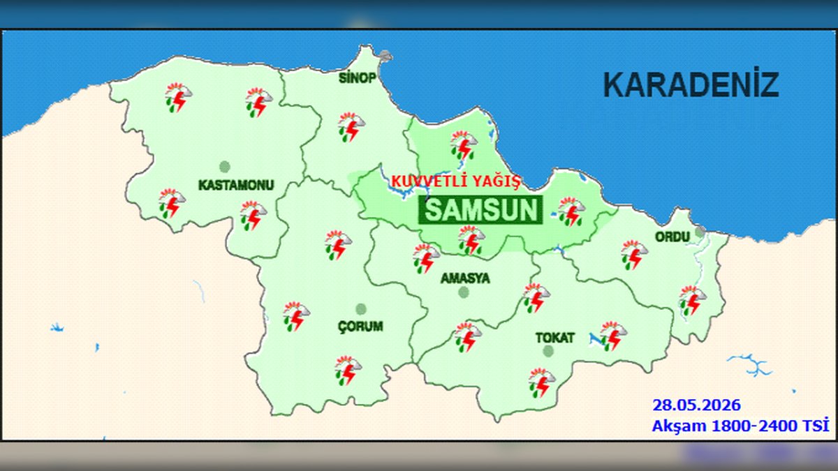 Tokat'ta Kuvvetli Yağış Uyarısı: Sel ve Su Baskınlarına Dikkat!