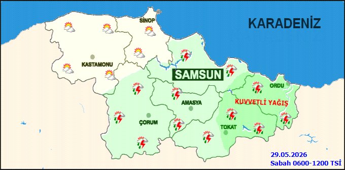 Tokat'ta Kuvvetli Yağış Uyarısı: Sel ve Su Baskınlarına Dikkat! - Görsel 3
