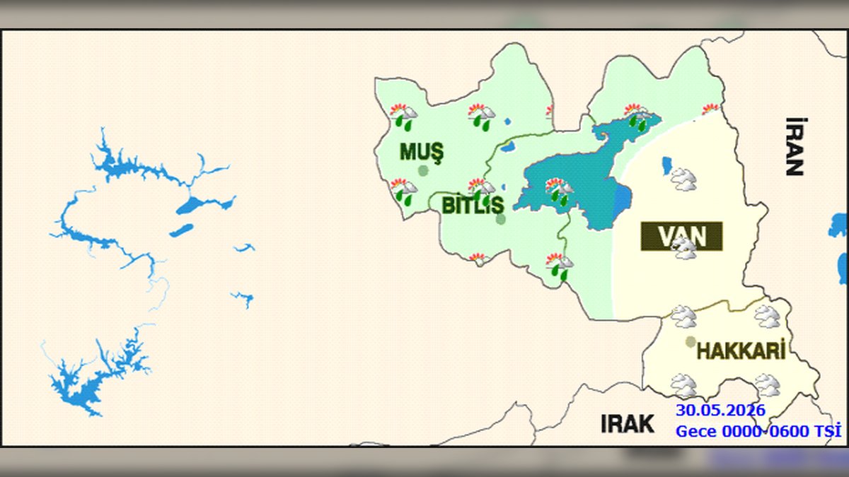 Hakkari'de Hava Durumu: Sağanak Yağış ve Kuvvetli Rüzgar Bekleniyor