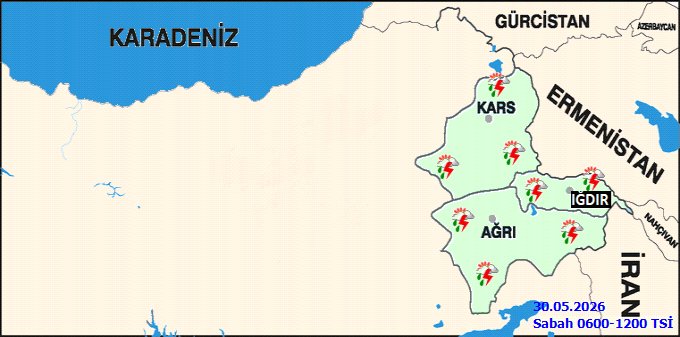 Iğdır'da Hava Durumu: Parçalı Bulutlu ve Sağanak Yağış Bekleniyor - Görsel 3
