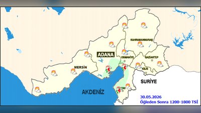 Kahramanmaraş'ta 5 Günlük Hava Durumu: Sıcaklıklar Yükseliyor, Çarşamba Gök Gürültülü Sağanak Yağış Bekleniyor
