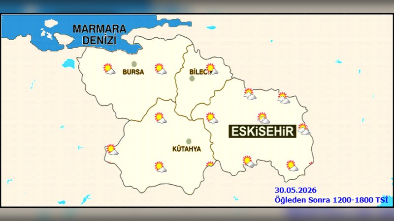 Kütahya'da Hava Durumu: Sıcaklıklar Yükseliyor, Yağış Geliyor