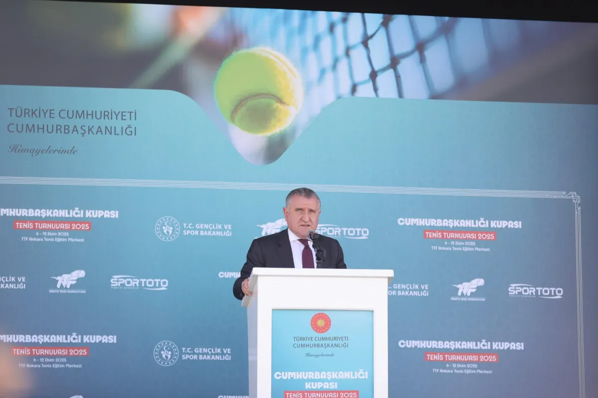 Cumhurbaşkanlığı Kupası Tenis Turnuvası Ankara'da Başladı: Açılışa Cevdet Yılmaz Katıldı