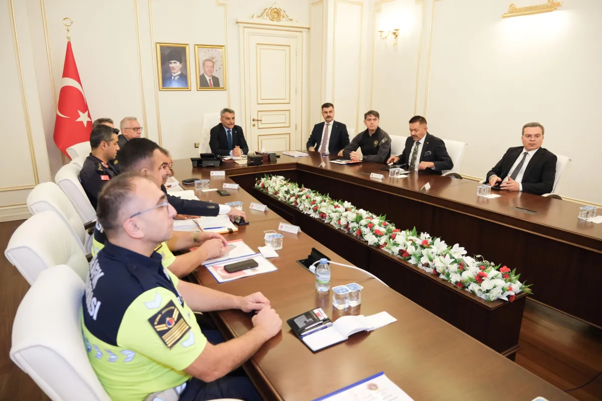 Yozgat Valisi Özkan, Trafik Güvenliği Toplantısına Katıldı