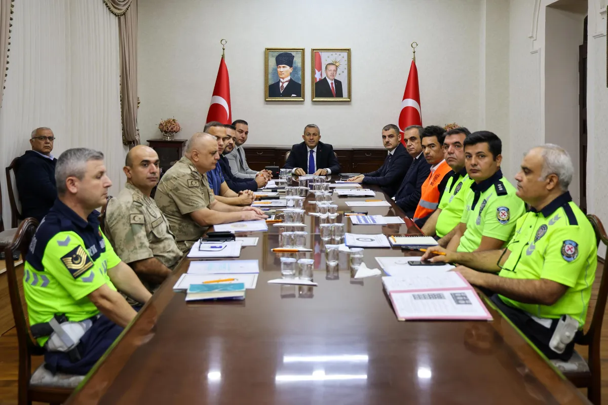 Kilis Valisi Tahir Şahin, Trafik Güvenliği Toplantısına Katıldı