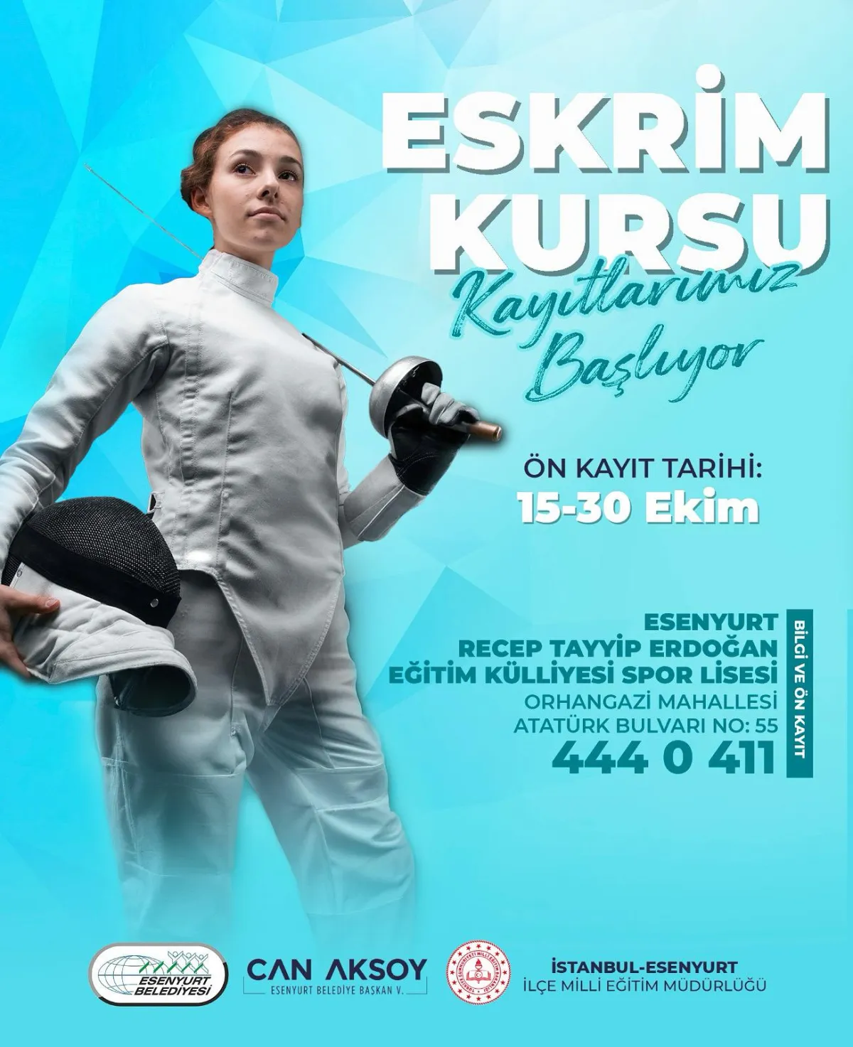 Esenyurt Belediyesi'nden Gençlere Eskrim Kursu Fırsatı
