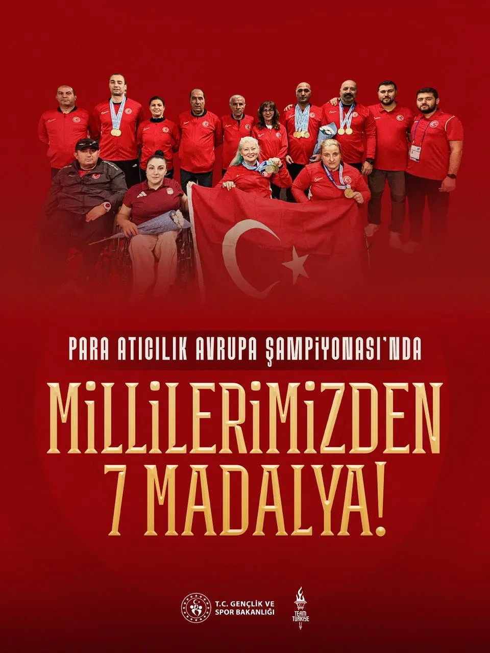 Milli Para Atıcılarından Avrupa Şampiyonası'nda Tarihi Başarı!