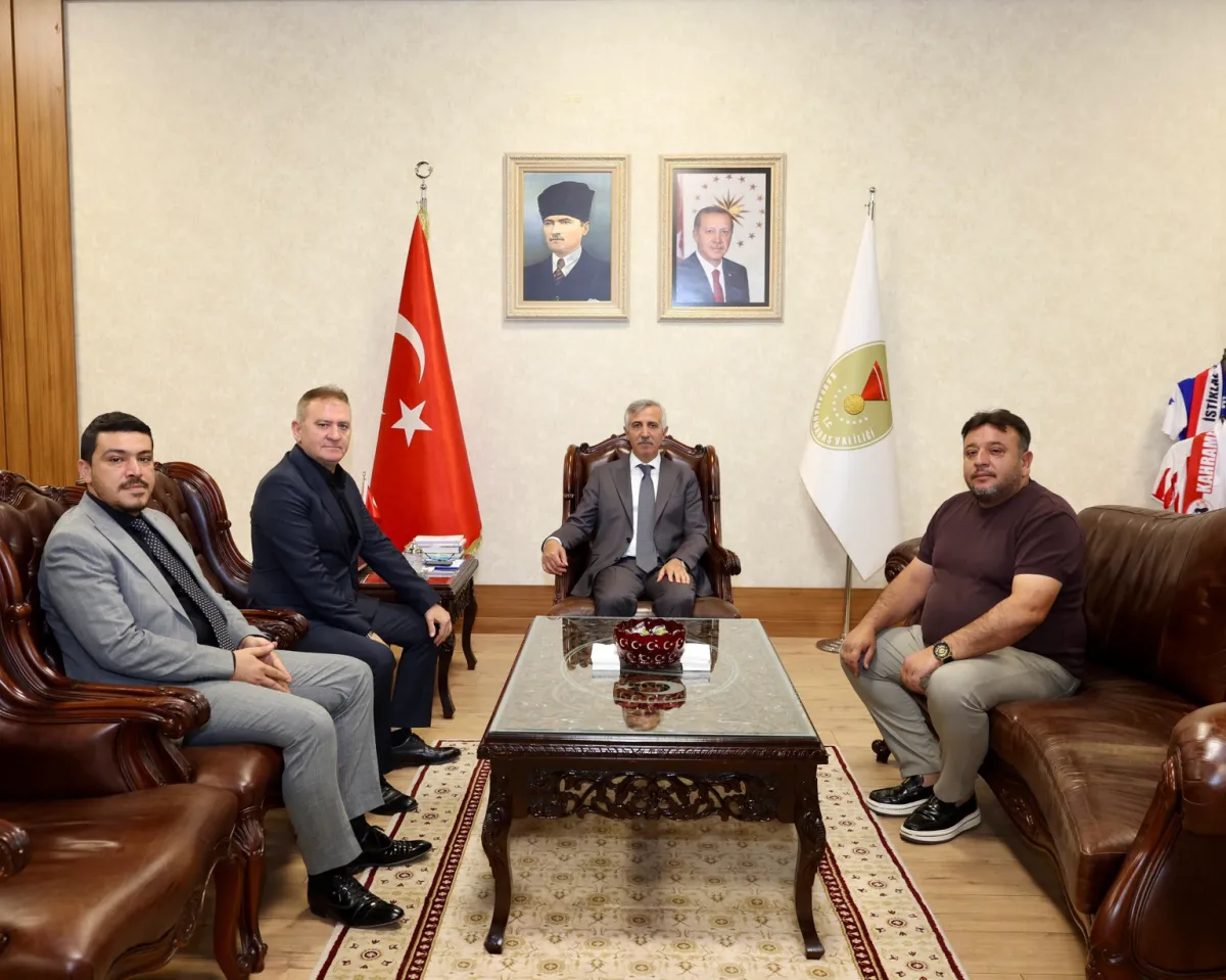 Kahramanmaraş Valisi Ünlüer'den Ziyaretçi Akını: Özkök İnşaat, İş İnsanları ve Akademisyenlerle Görüşmeler