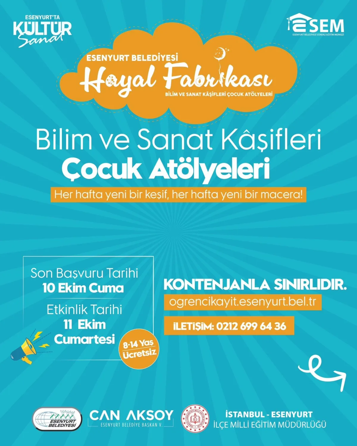 Esenyurt Belediyesi'nden Çocuklara Bilim, Sanat ve Eğlence Dolu Atölyeler