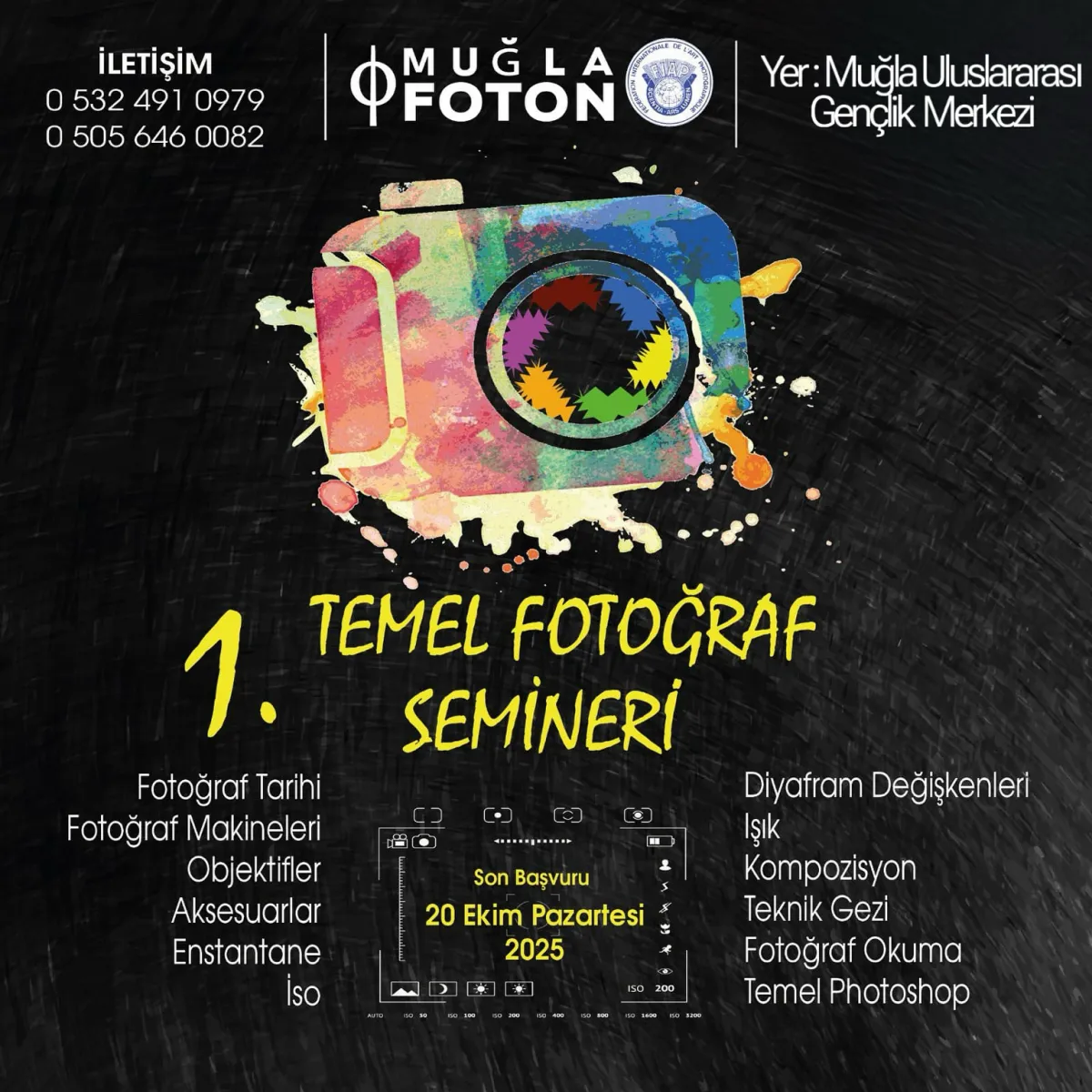 Muğla'da Temel Fotoğrafçılık Semineri Başlıyor: Işık, Kompozisyon ve Hikaye Odaklı Eğitim