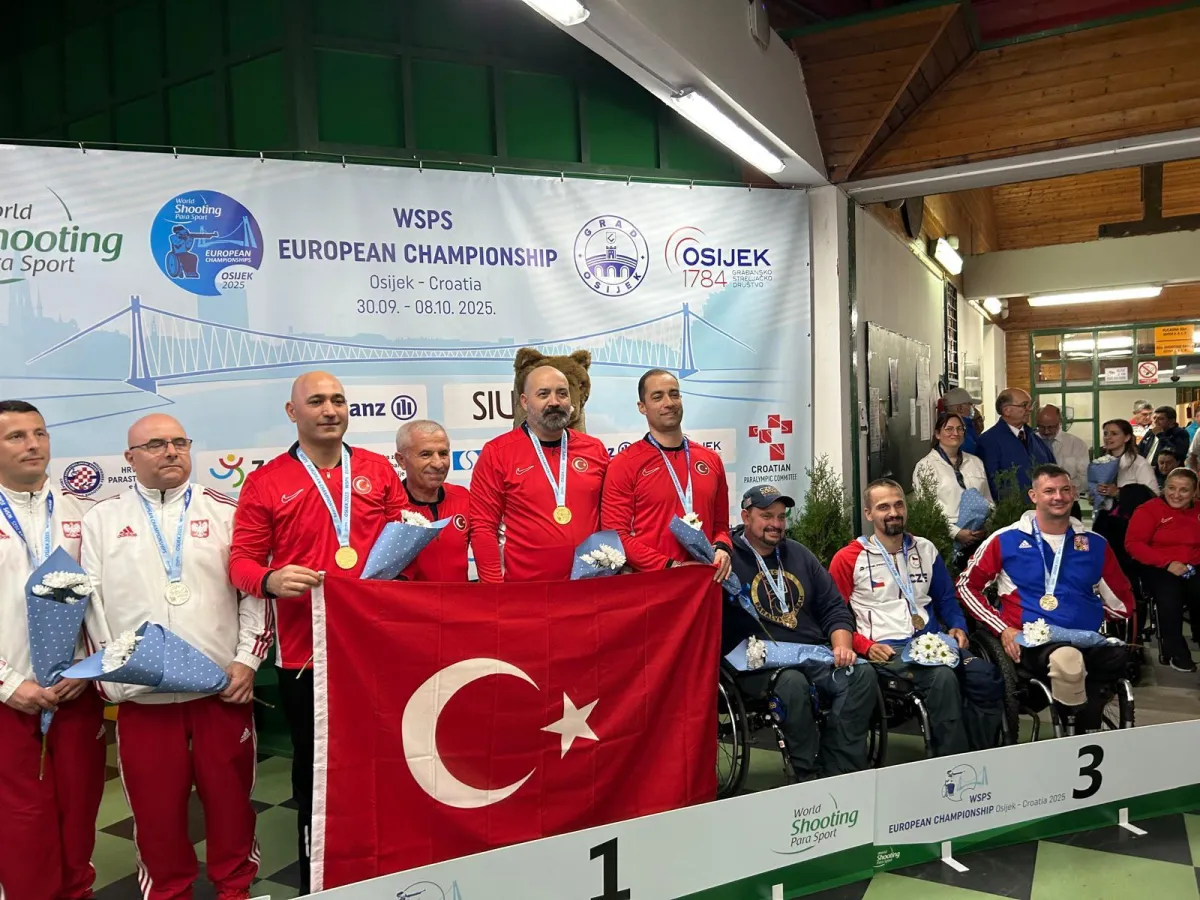 TSK Spor Gücü'nden Avrupa Şampiyonluğu: Gazi Çağrı Yılmaz ve Takım Arkadaşları Hırvatistan'da Zirveye Çıktı