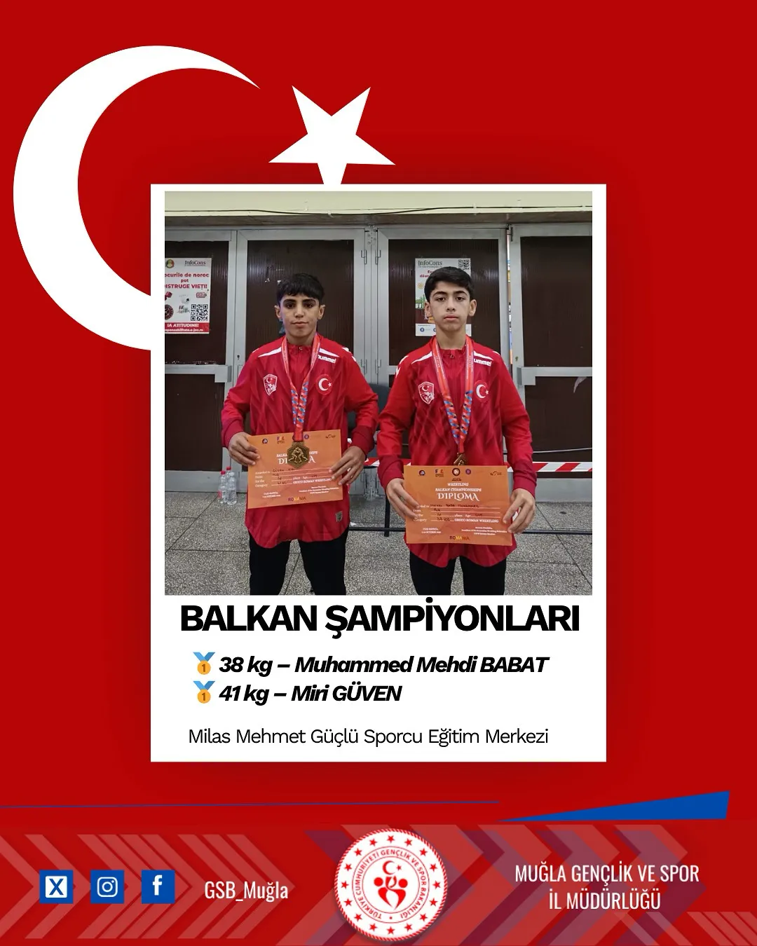 Muğla'dan Grekoromen Güreşte Balkan Şampiyonluğu: Milaslı Sporcuların Zaferi