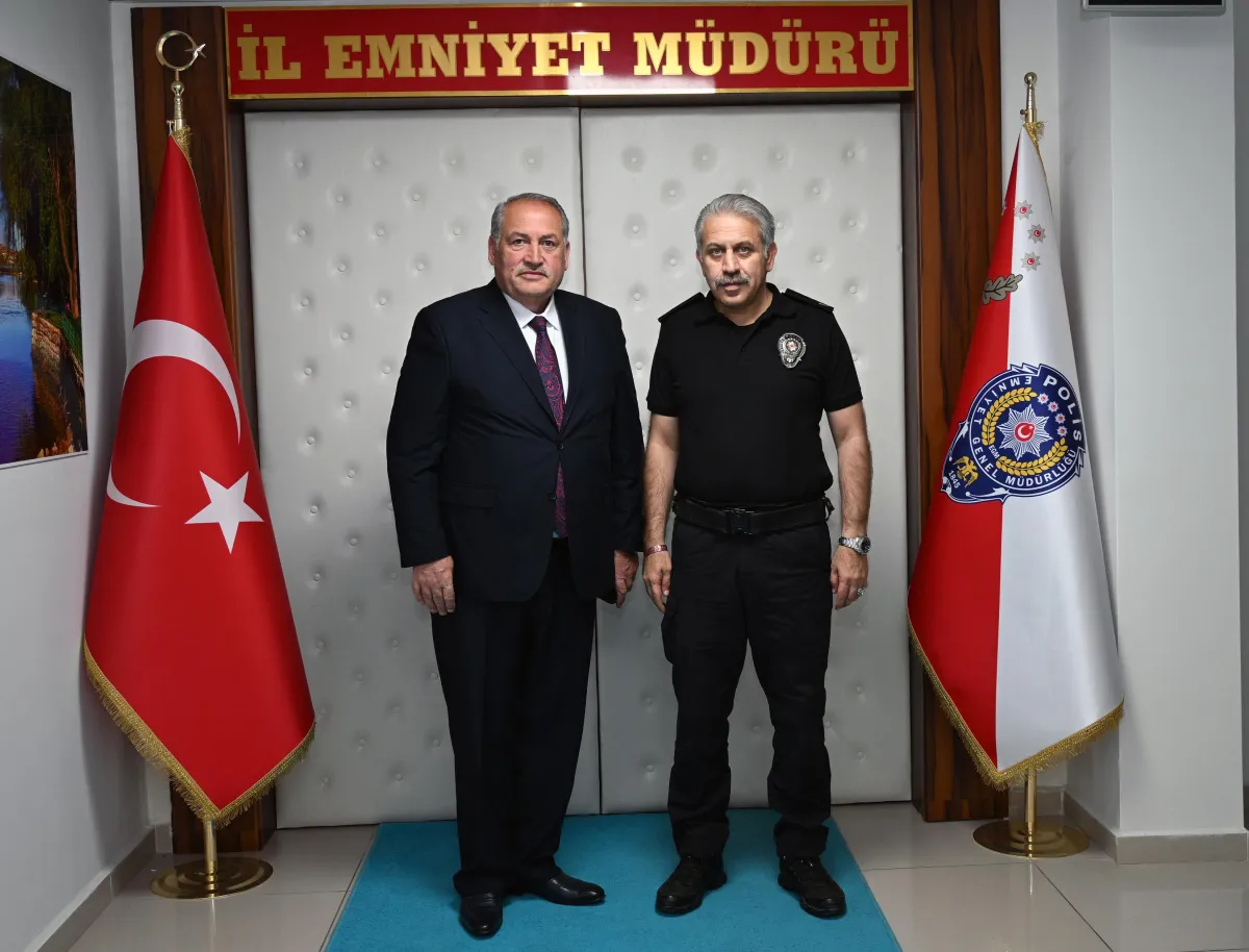 Nevşehir Emniyet Müdürü Serkan Karaman'a Yazıhüyük Belediye Başkanı Birol Demirdelen'den Ziyaret