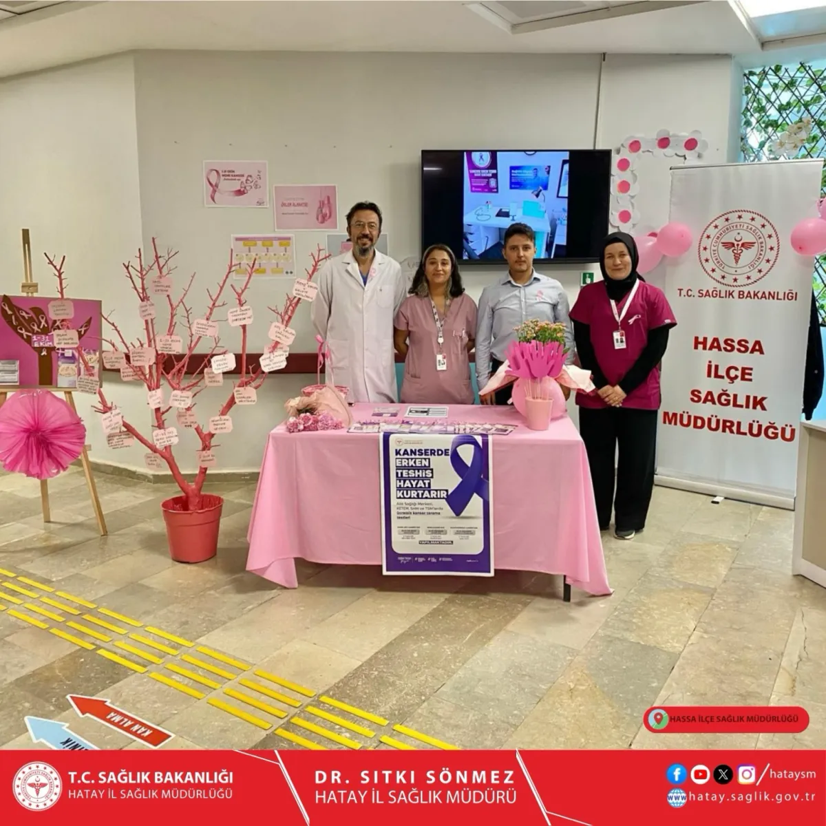 Hassa'da KETEM İş Birliğiyle Kanser Farkındalık Etkinliği Düzenlendi: Erken Teşhisin Önemi Vurgulandı