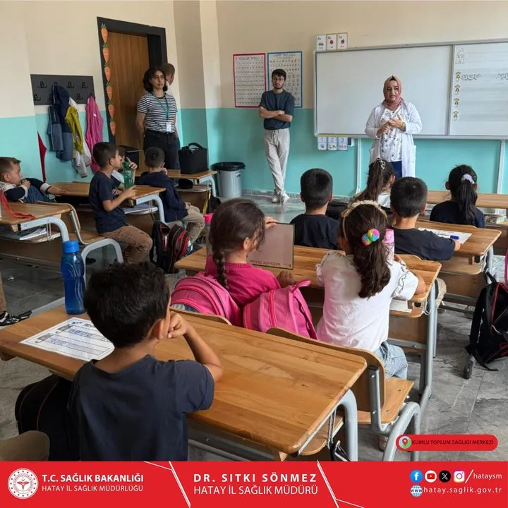 Hatay'da Dünya Ruh Sağlığı Günü Kapsamında Öğrencilere Stresle Başa Çıkma Eğitimi Verildi