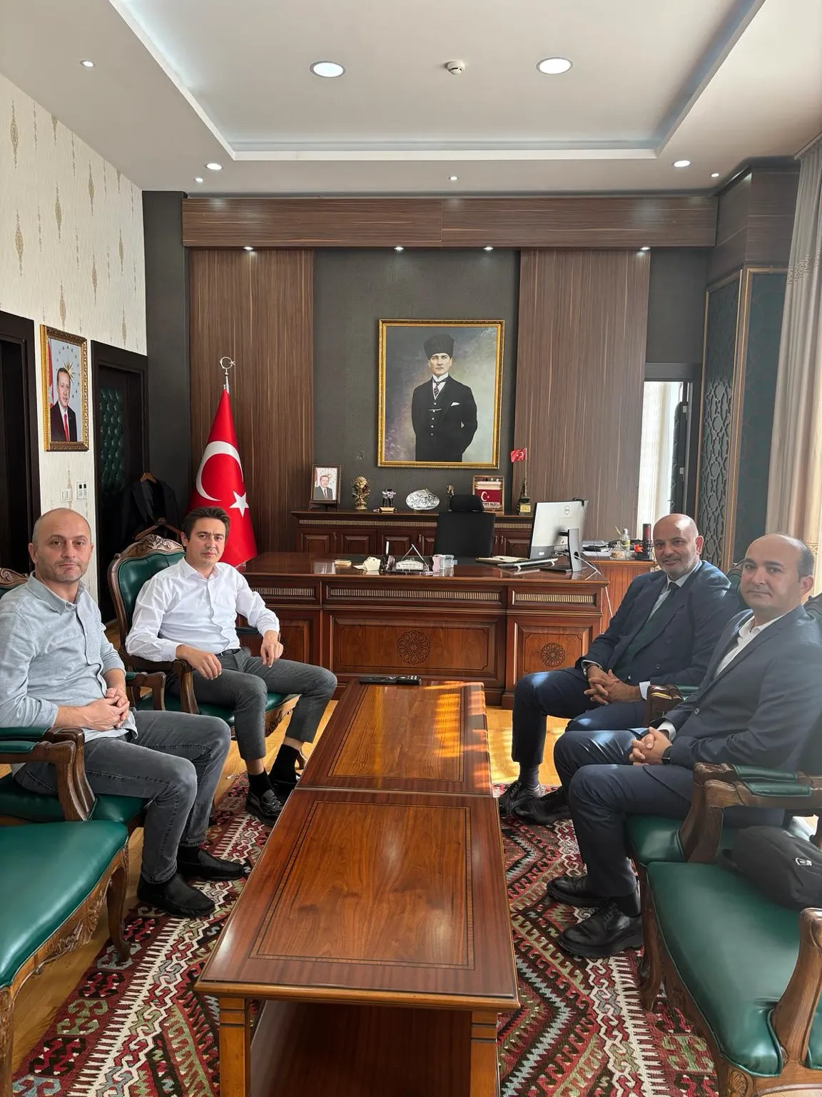 Muğla Aile ve Sosyal Hizmetler İl Müdürü Yakup Kütük'ten Seydikemer Kaymakamı'na Ziyaret