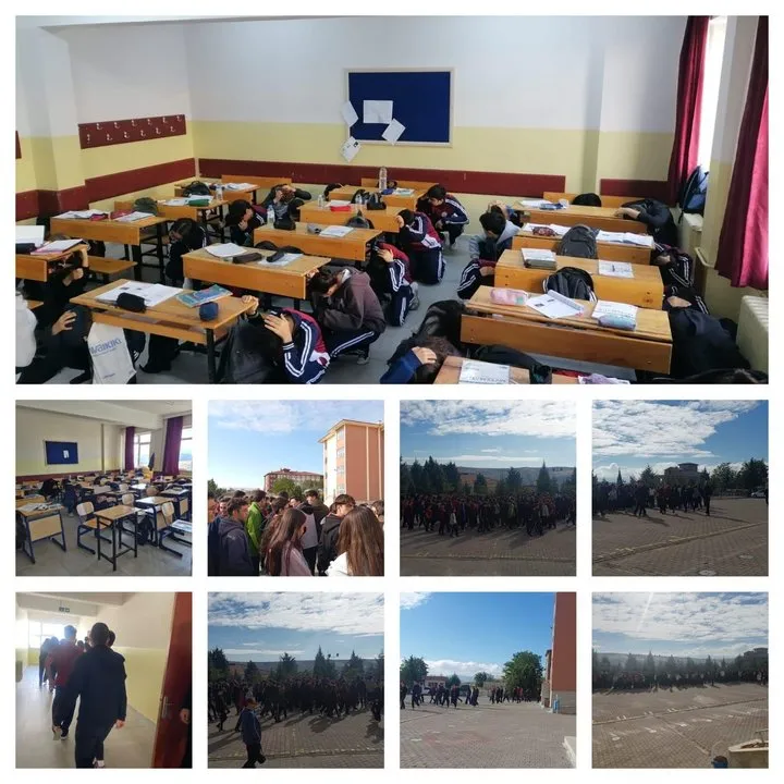 Ankara'daki Okullarda Eş Zamanlı Tahliye Tatbikatı: Afetlere Hazırlık Vurgusu