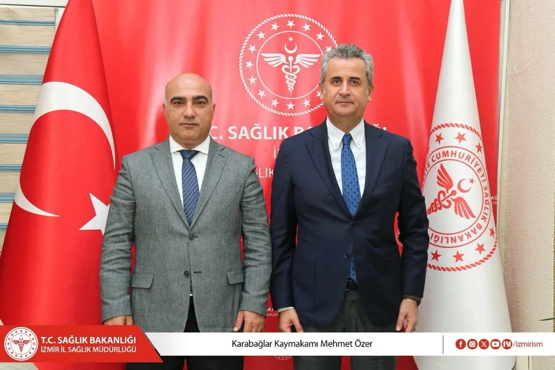 İzmir İl Sağlık Müdürü Ayhan Kul'a Kaymakamlardan Ziyaret: Kurumlar Arası İş Birliği Vurgusu