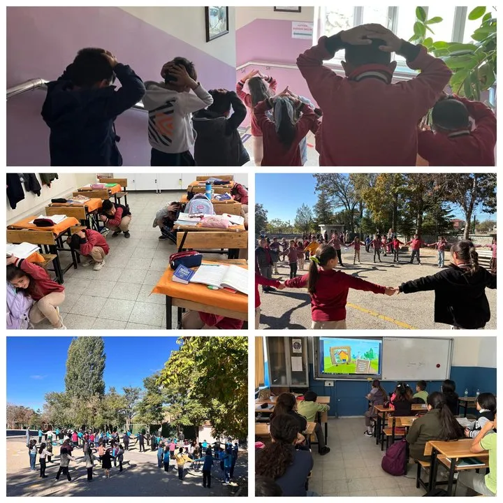 Ankara'daki Okullarda Eş Zamanlı Tahliye Tatbikatı: Afetlere Karşı Hazırlık Seferberliği