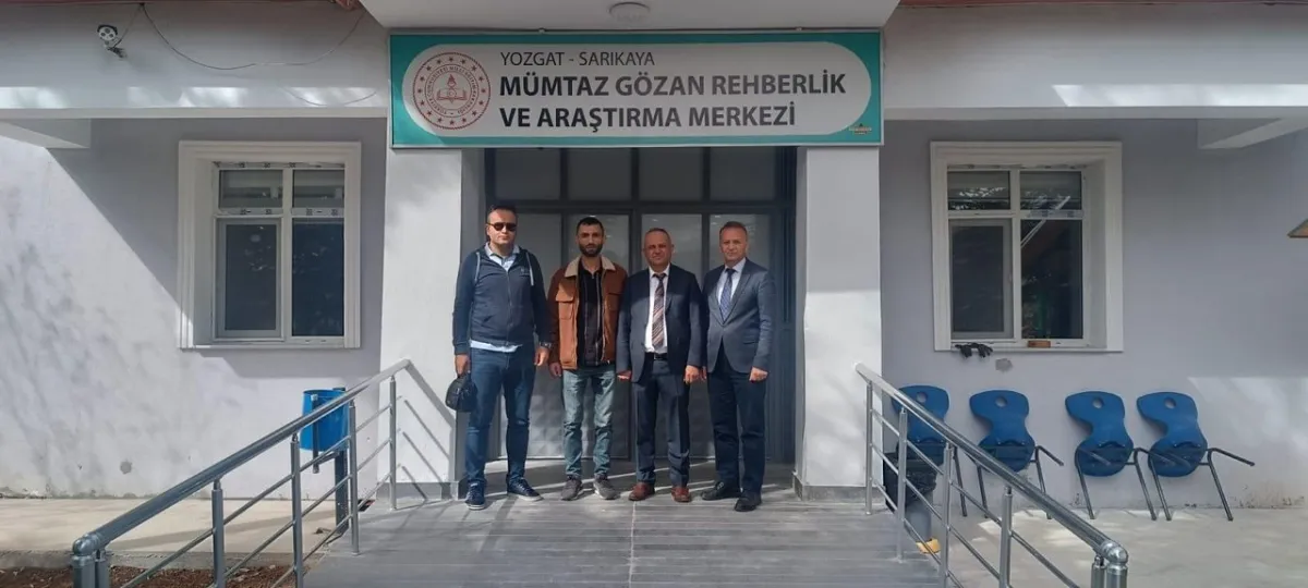 Sarıkaya İlçe Milli Eğitim Müdürü ve Şube Müdürleri Rehberlik ve Araştırma Merkezini Ziyaret Etti