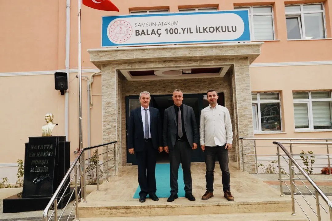 Atakum İlçe Milli Eğitim Müdürü Yüksel Aydın Balaç 100. Yıl İlkokulunu Ziyaret Etti