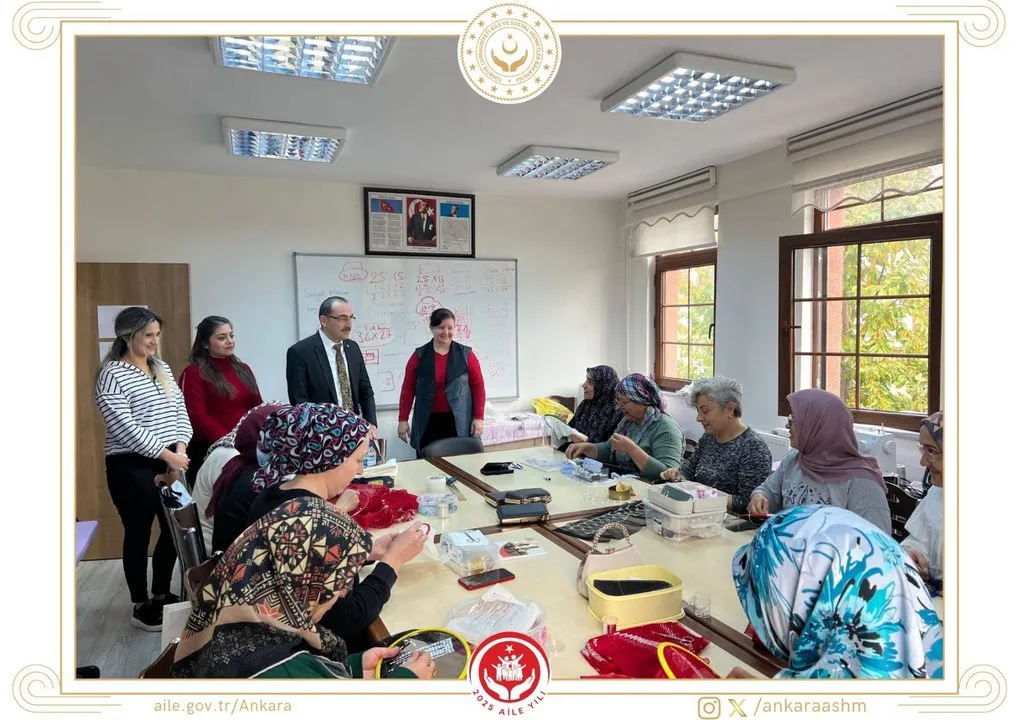Ankara Aile ve Sosyal Hizmetler İl Müdürü Özdemir, Beypazarı ADEM'i Ziyaret Etti