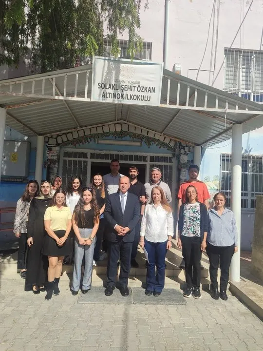 Yüreğir İlçe Milli Eğitim Müdürü İzzettin Aydın'dan Solaklı İlkokulu'na Ziyaret