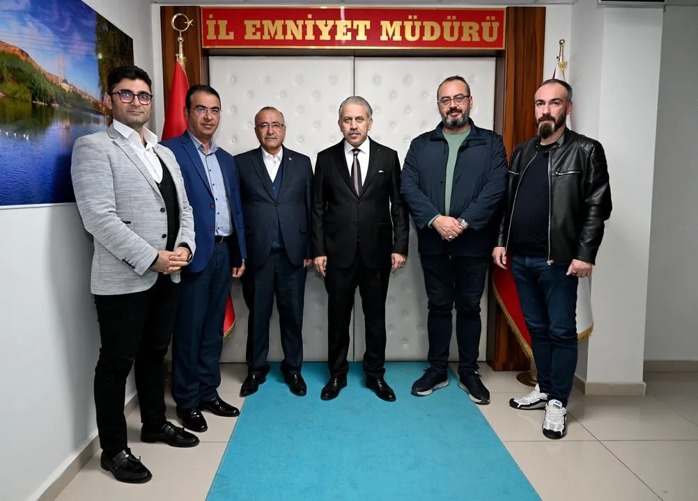 Nevşehir İl Emniyet Müdürü Serkan Karaman'a Muhtarlar Derneği'nden Ziyaret